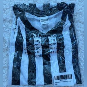 Murray Black and White Striped Referee Shirt